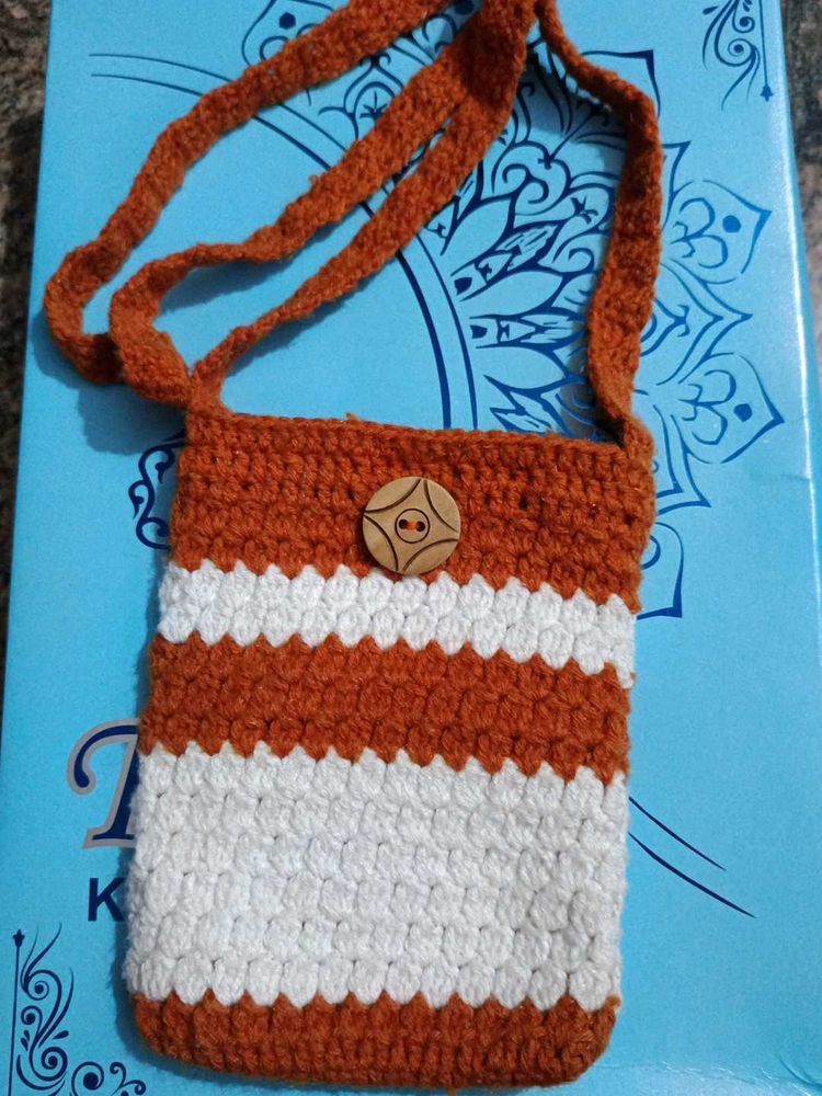 Handmade Crochet Sling Bag