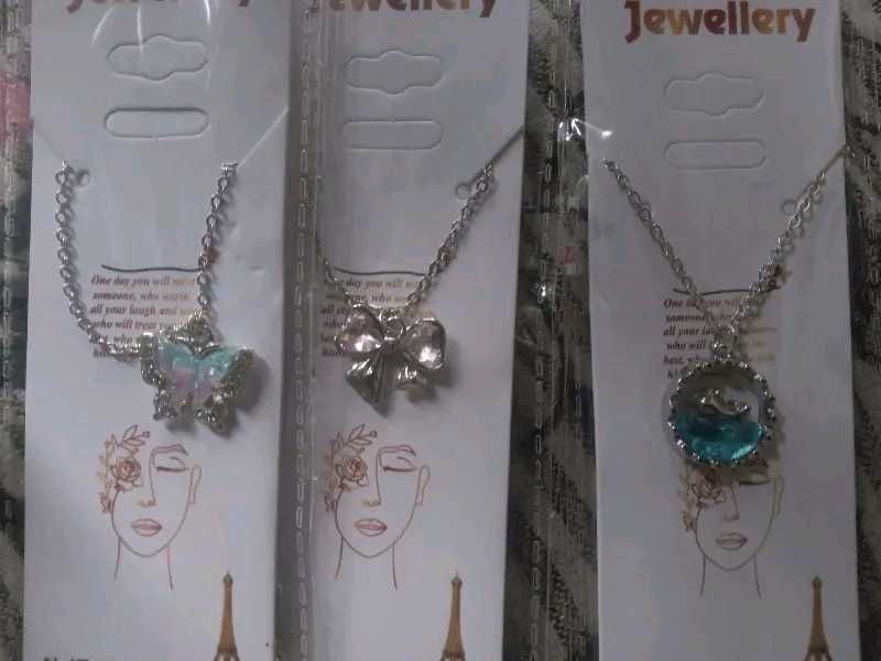Butterfly, Bow, Dolphin Pendant Chain