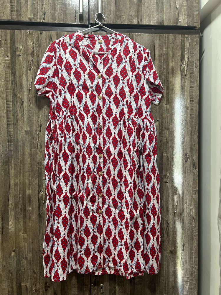 White &amp; Red One Piece