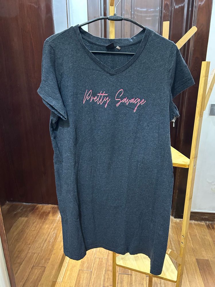 Grey Nightwear T-shirt