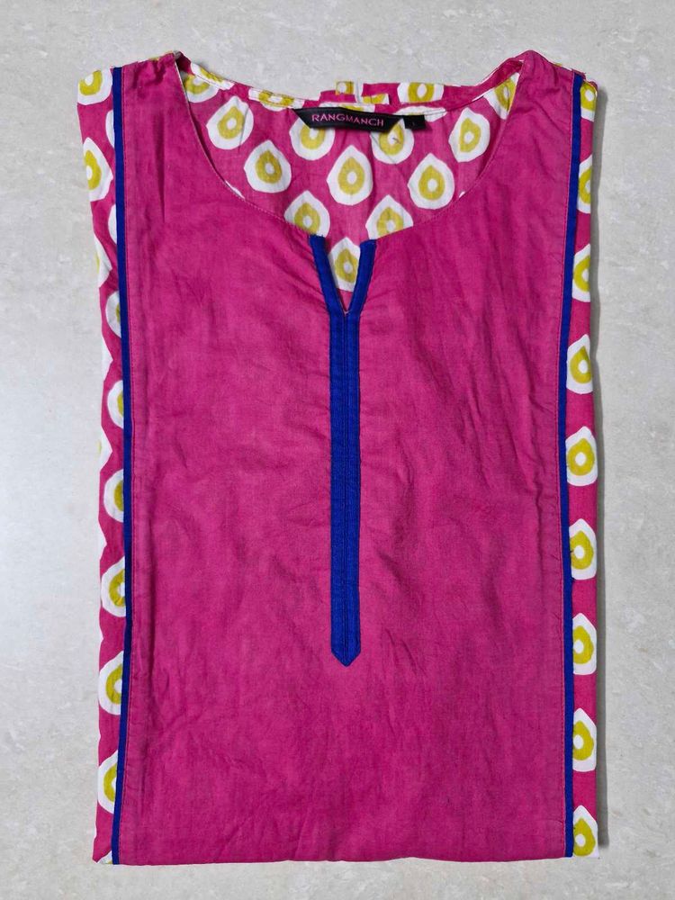 Rangmanch Pink Kurta
