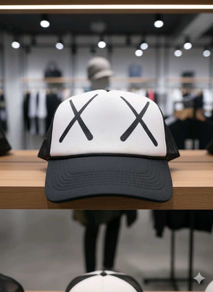 Marshmellow Print Cap