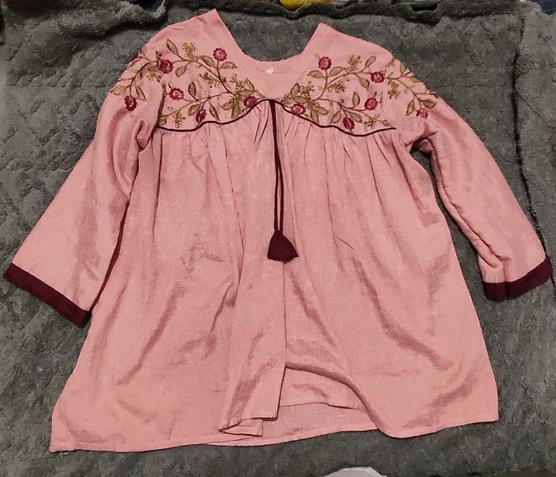 Floral Embroidery Top