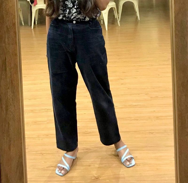 Navy Corduroy Pants