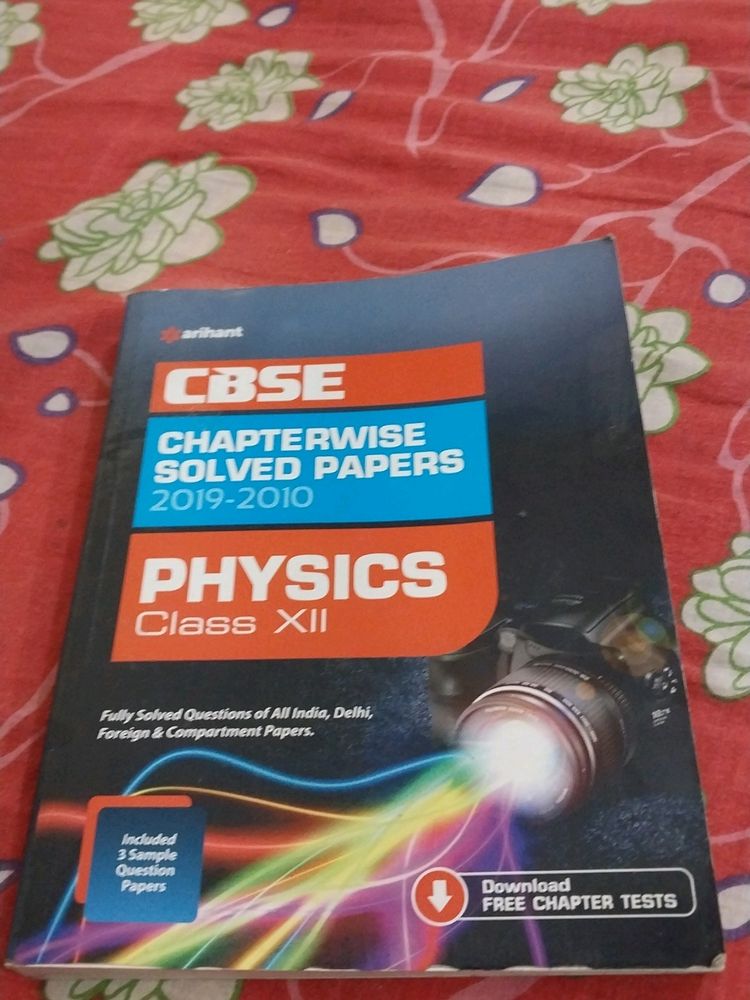 Arihant CBSE Chapter Wise Solved Papers Physics