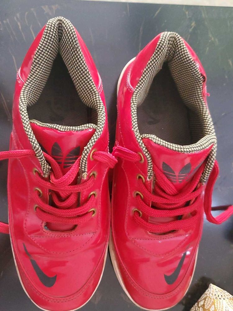 Red &amp; Black Sneakers