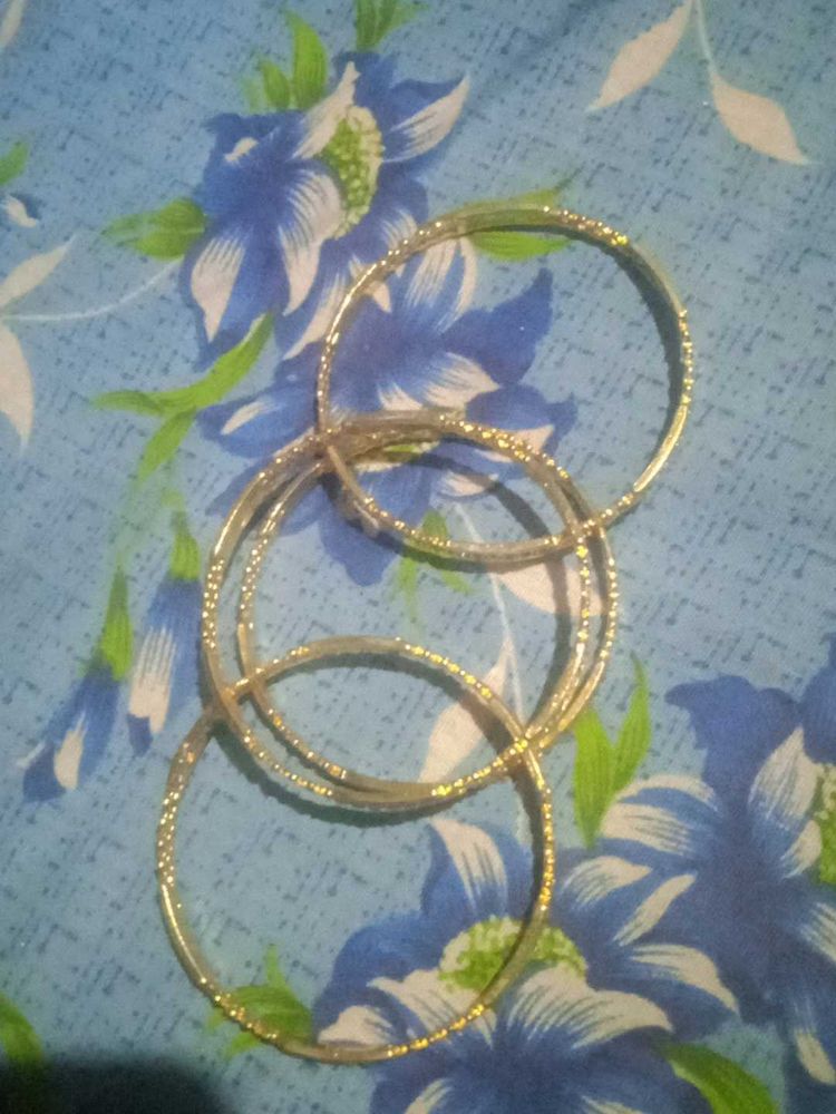 Set of Gold Tone Bangles