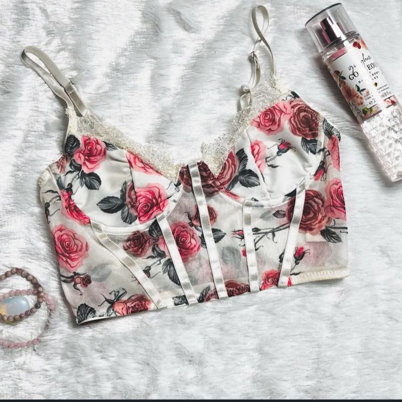 Floral Bustier corset Top
