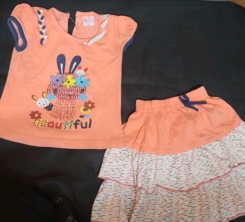 2-4 Year Girls Skirt&amp; Top