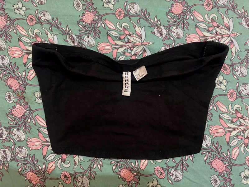 H&amp;M Basic Tube Crop Top