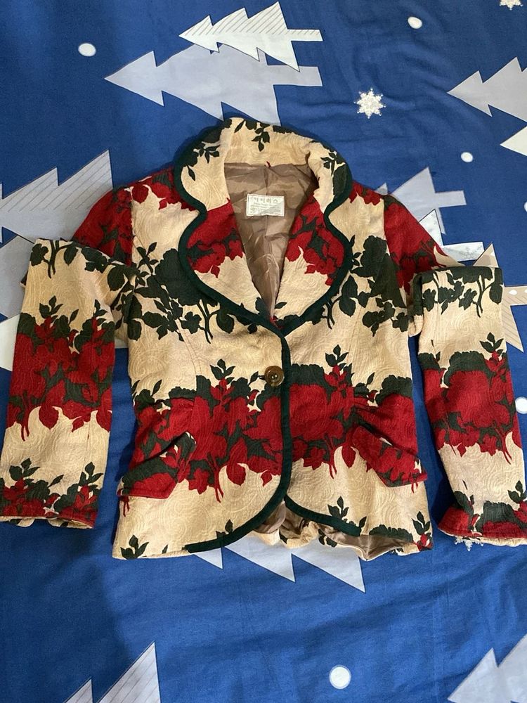 Floral Patterned Jacket