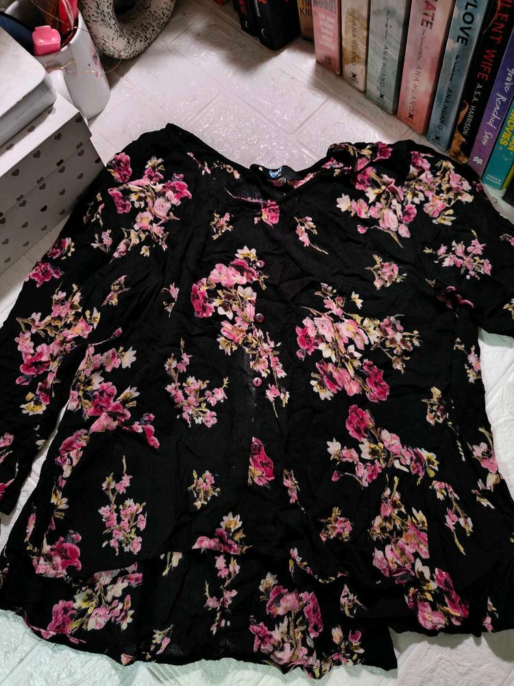 Floral Print Blouse