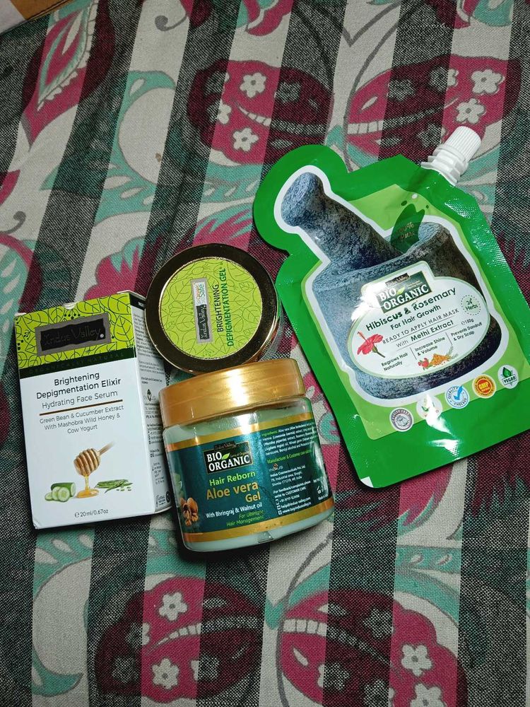Indus Valley Hair Mask &amp; Gel, Serum, Gel
