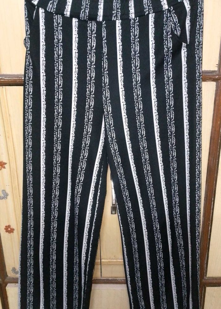 Women Striped wide leg Palazzo