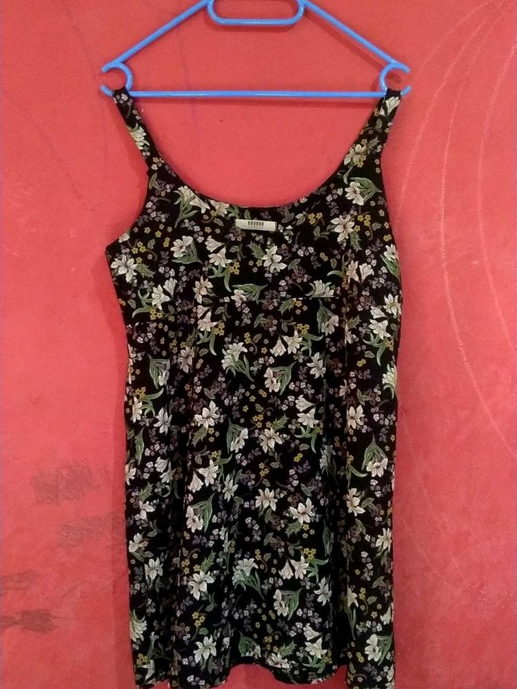 Floral Print Mini Dress