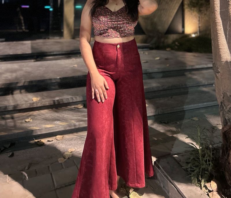 Beautiful Corset Style Velvet Top