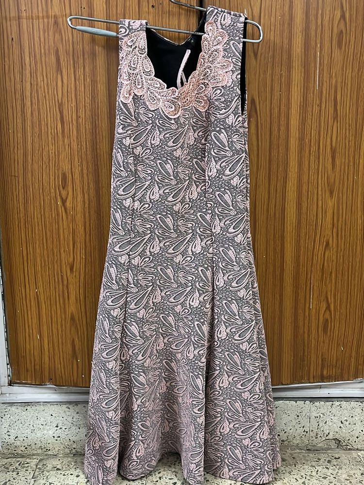 Paisley Lace Sleeveless Dress