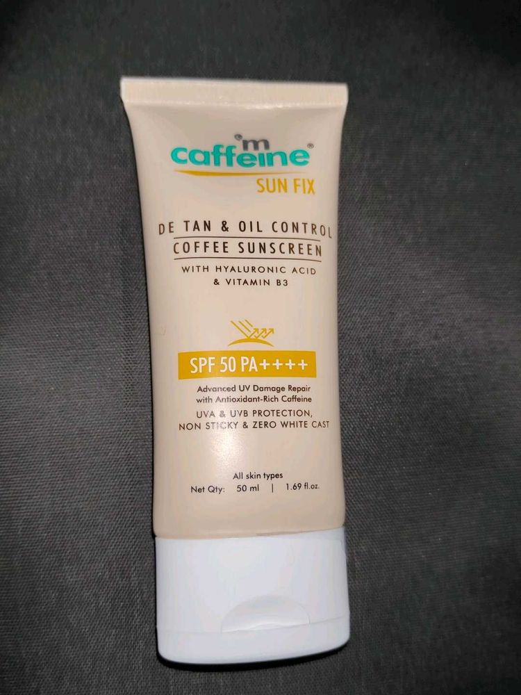 Detan And Oil Control Coffee Sunscreen
