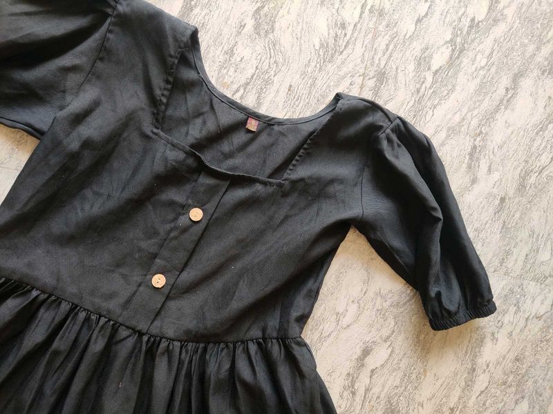 Midi Black Dress