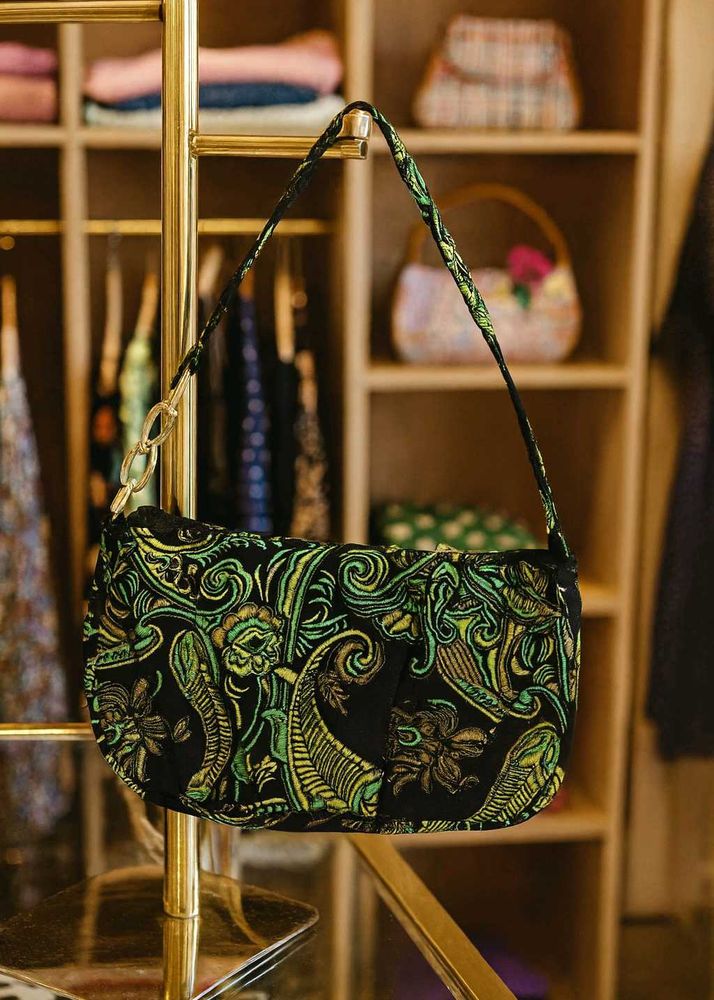 Paisley Print Shoulder Bag