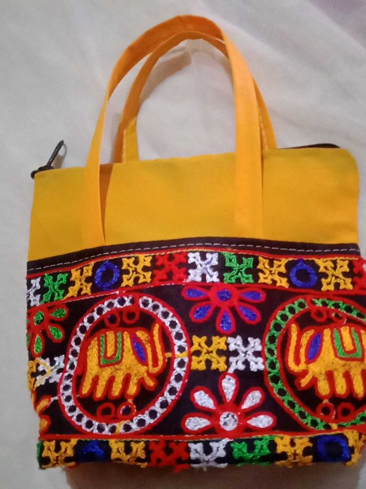 Ethnic Embroidered Handbag