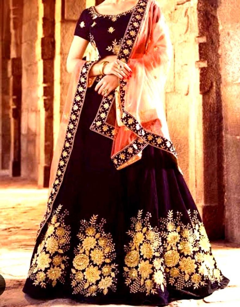 Elegant Embroidered Lehenga Choli