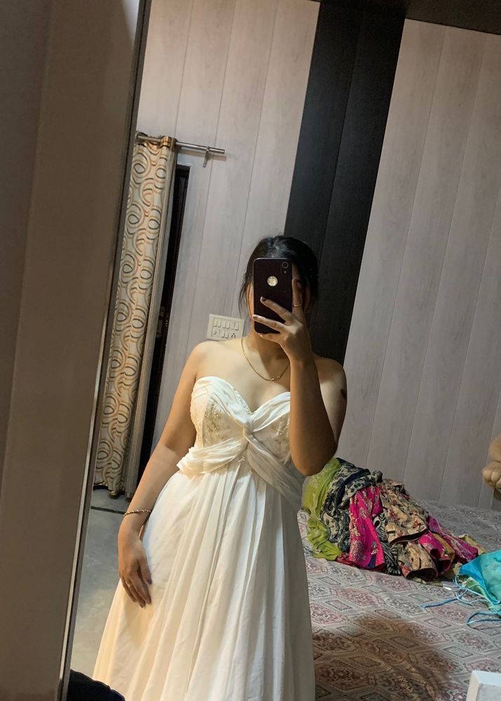 Cutesy Princess Tubeless Gown🎀🦋💝