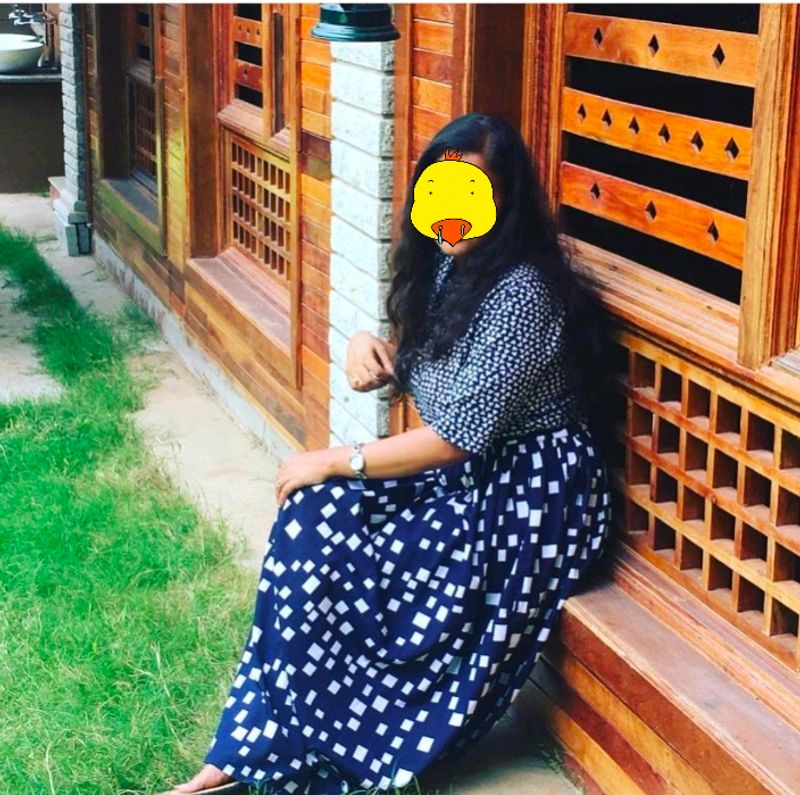 Patterned Maxi Dress
