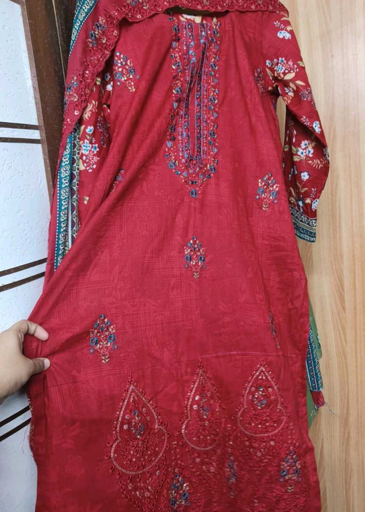 Binsaeed replica kurta set