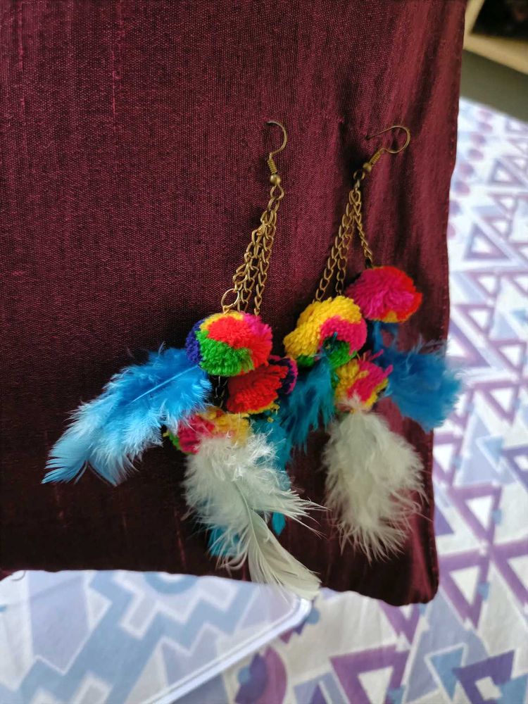 Fun Feather Earrings