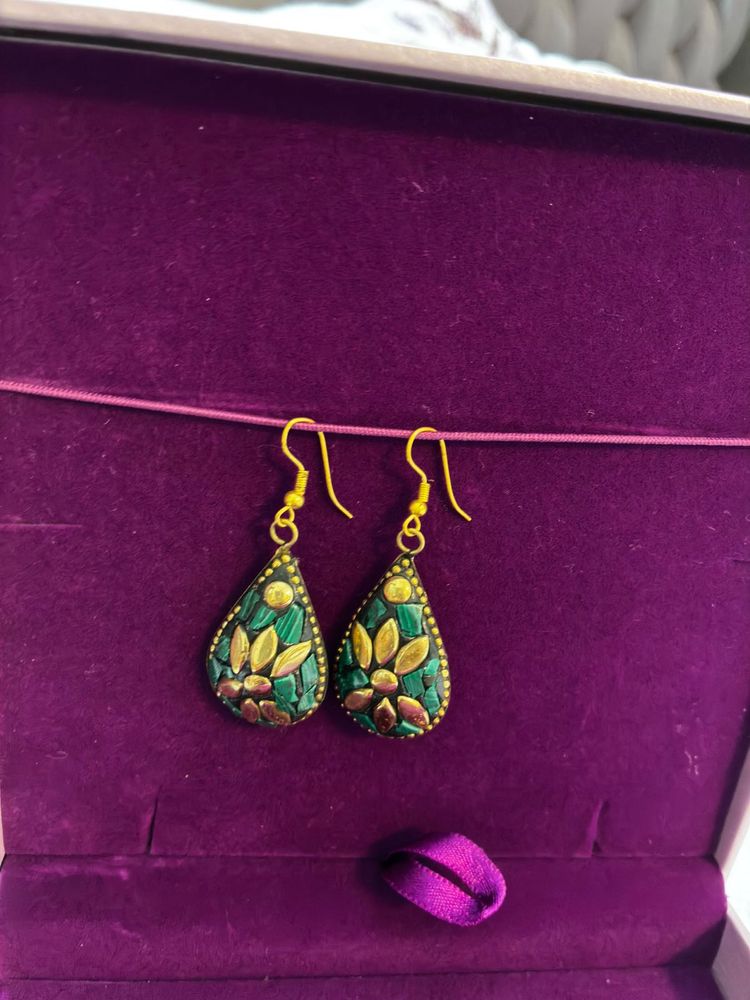 Floral Teardrop Earrings