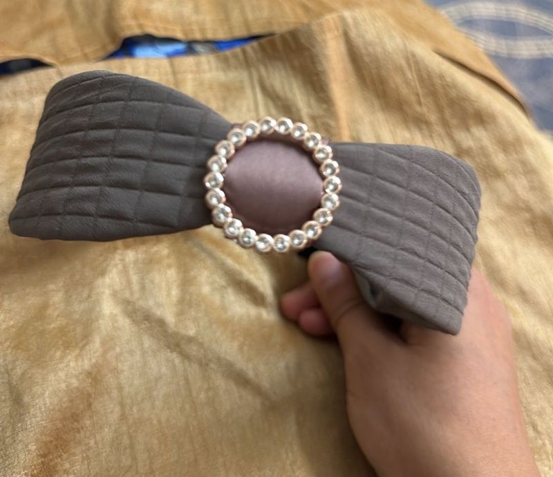 Grey Padded Headband