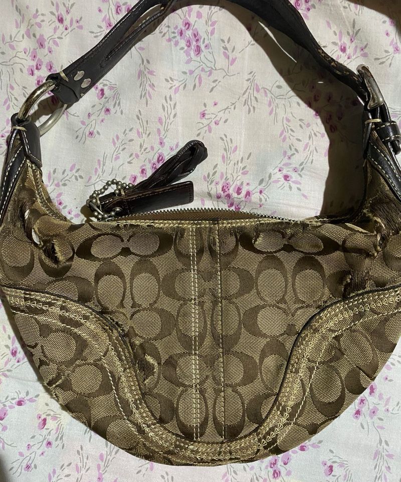 Vintage Y2K Coach Signature Soho Hobo Bag