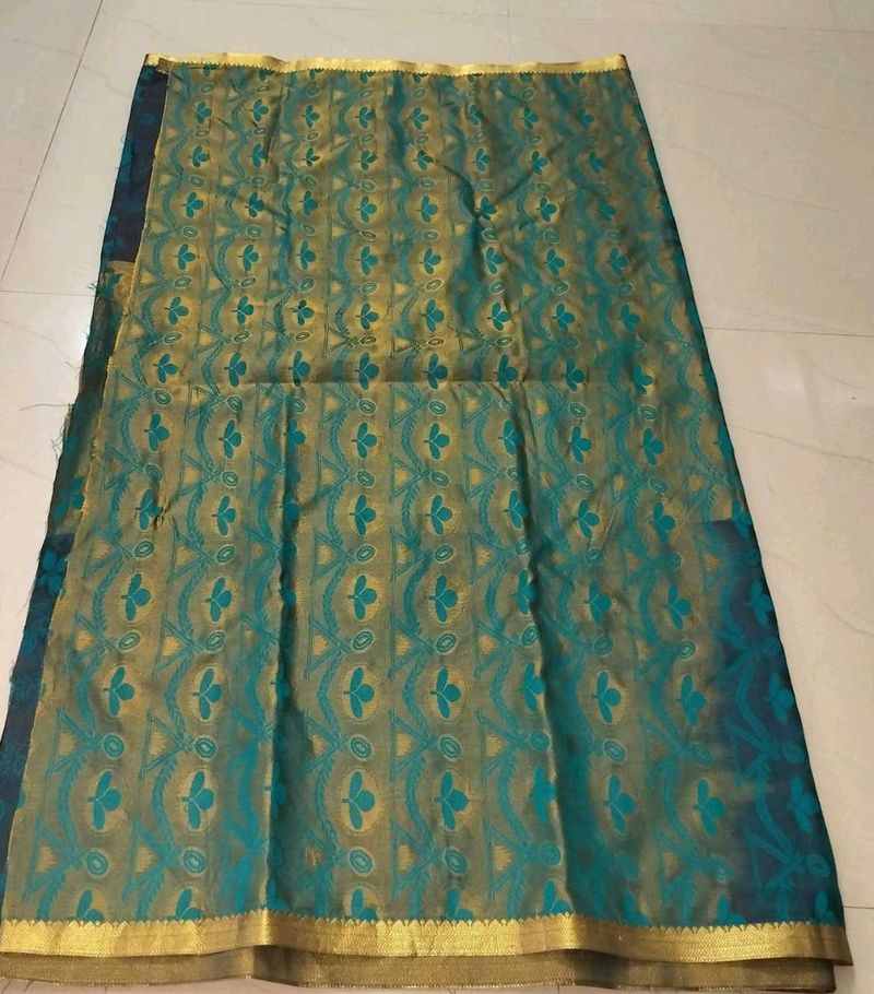 Elegant Teal Saree