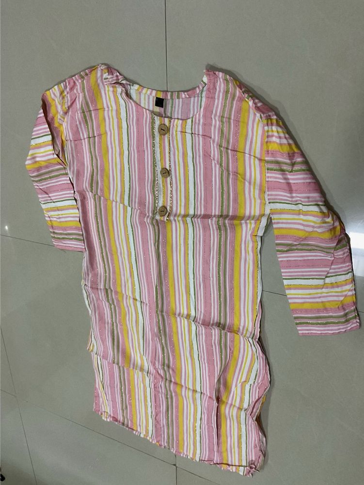 Striped Cotton Kurta