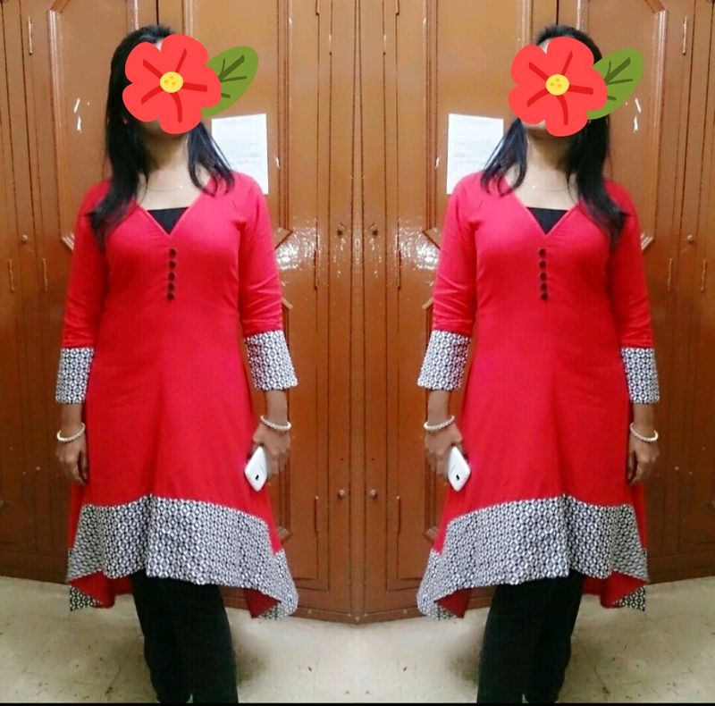 kurty..hi low..aks brand
