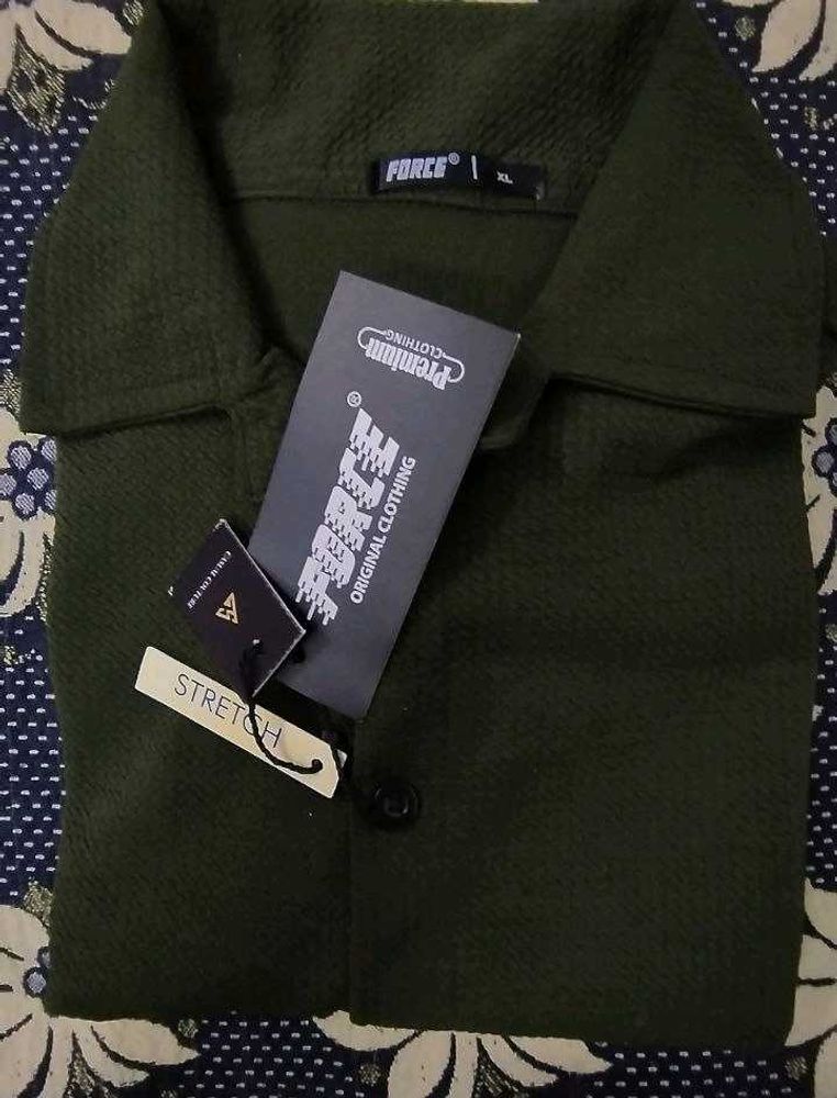 Rare Fleece Knitted Premium Fabricated Shirt