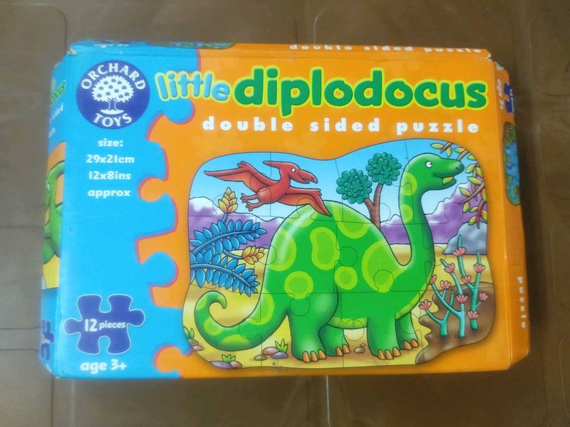 Diplodocus 🦕 Puzzle Game for 3-5 Years Old