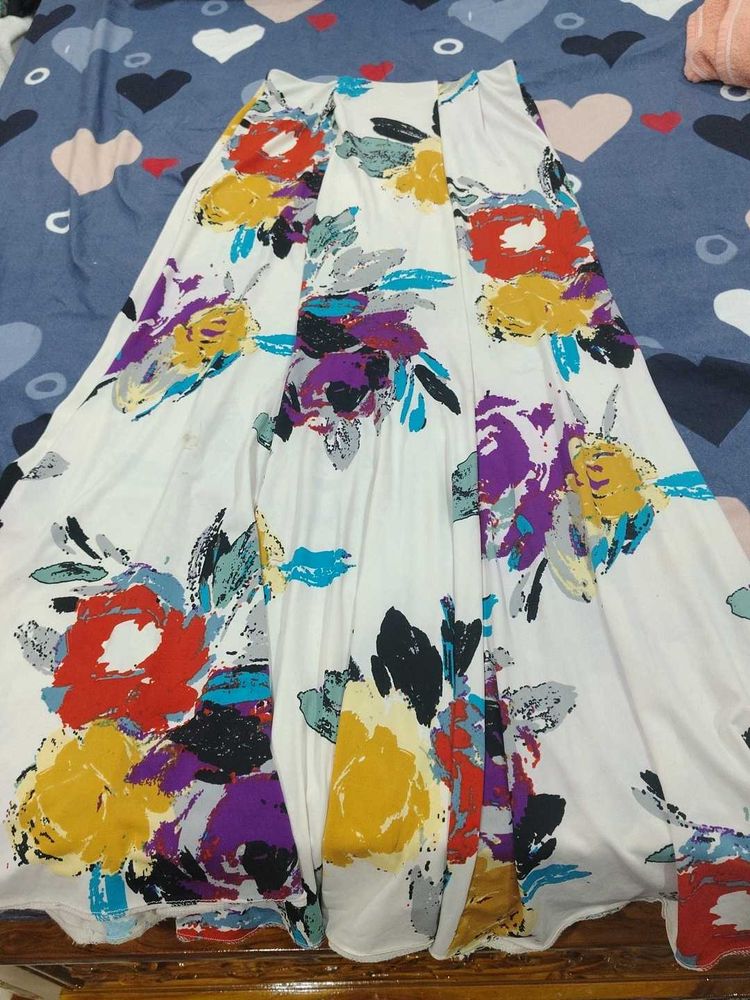 Floral Print Skirt