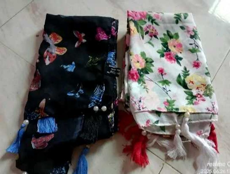 Floral Print Scarf