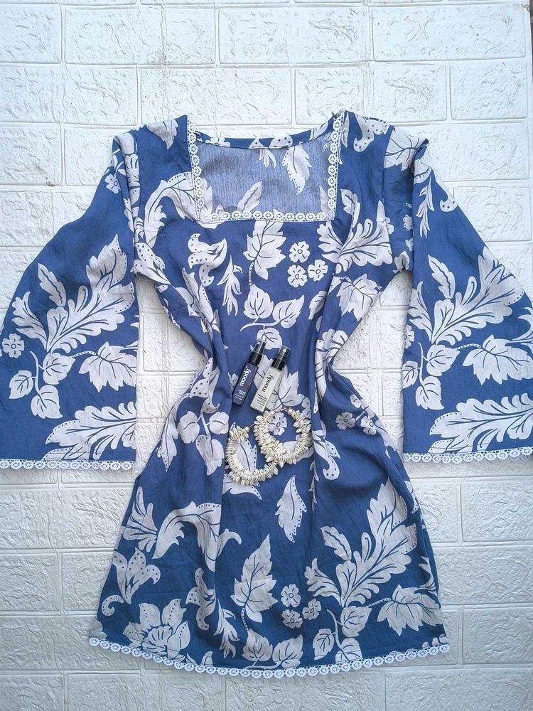 Blue Short Kurti 💙
