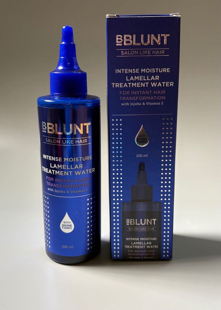 BBLUNT Intense Moisturiser Lamellar Treatment Wate