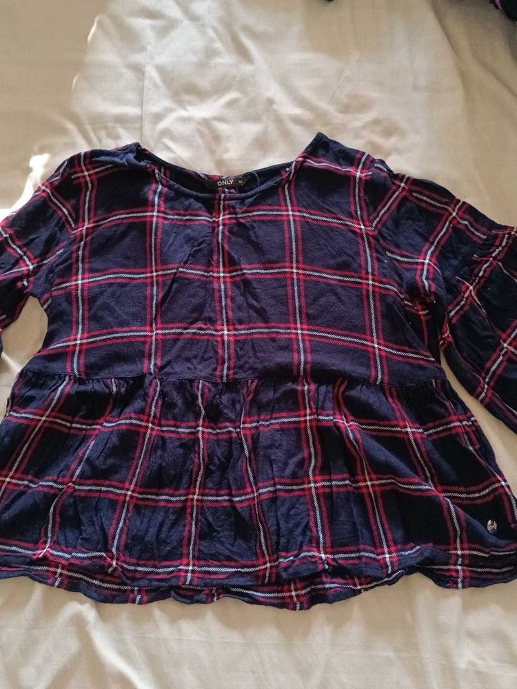 Plaid Flannel Top