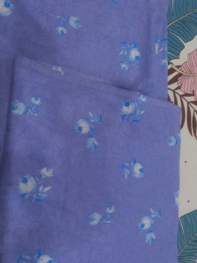 Blue Color Printed Saree
