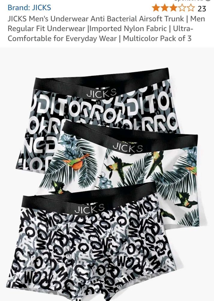 Men&#39;s Boxer Briefs - Pack Of 3
