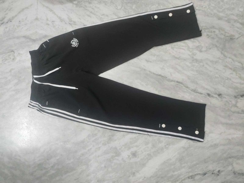 Striped Black Track Pants