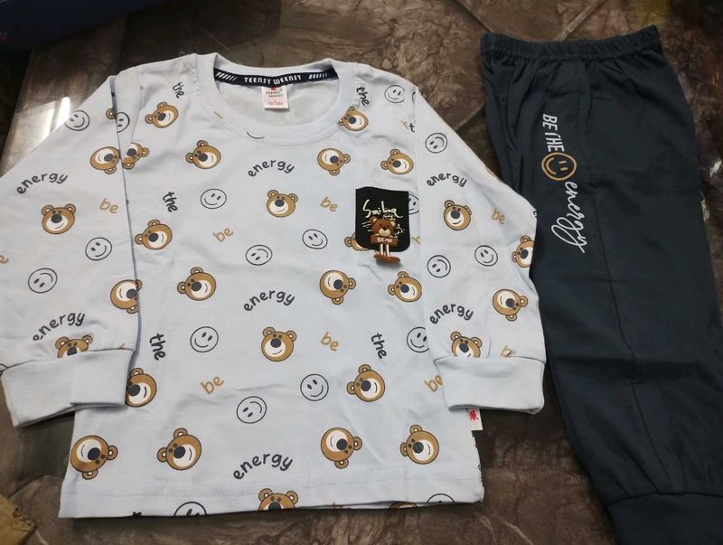 Cute Bear Pajama Set