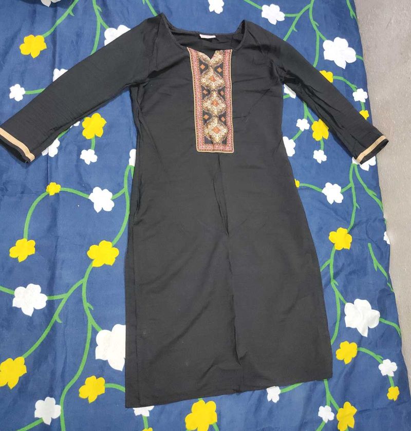 Black Kurta