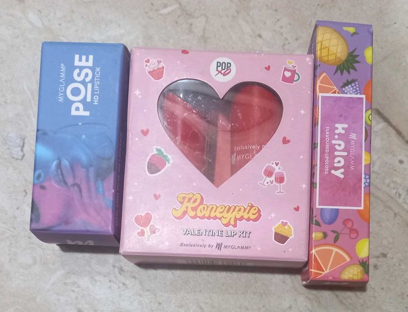 Combo Of Myglamm And Popxo Lipstick