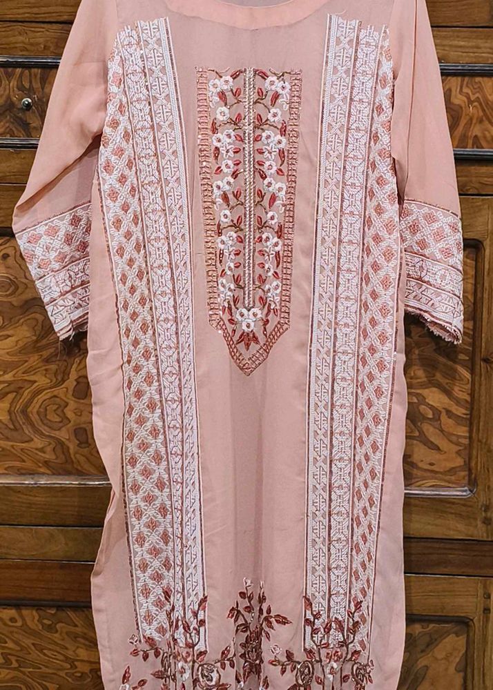 Peach Color Suit